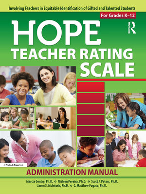 cover image of HOPE Teacher Rating Scale